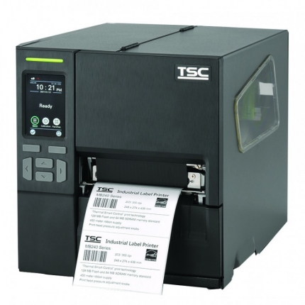 Принтер TSC серии ML340P, 300 dpi, 5 ips, 64MB SDRAM, 128MB Flash, WiFi slot-in, RS-232, USB 2.0, Ethernet, USB Host, 2.3″ color LCD